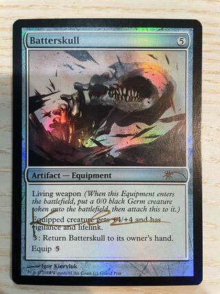 殴打頭蓋 1枚 foil FOIL)殴打頭蓋/Batterskull《日本語》【2XM】