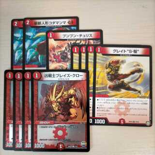 red-mono set