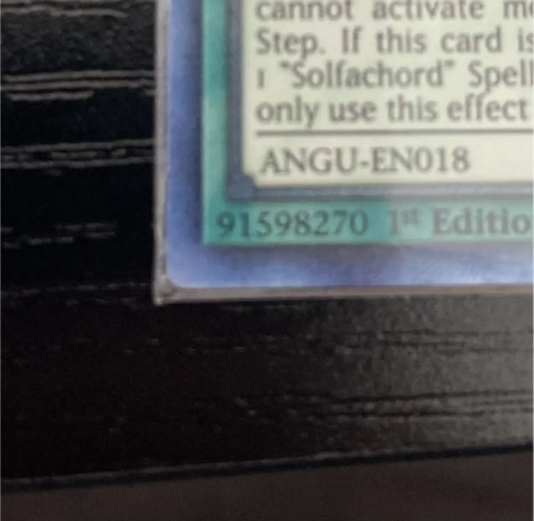 Yu-Gi-Oh! English version SolSolfachord Gracia CR 1st ANGU-EN018