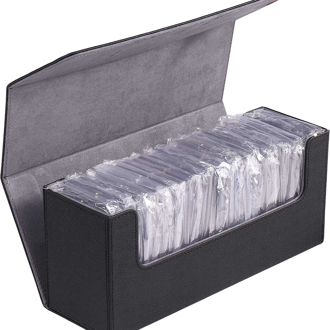 God of Toys] PU leather deck case (with 33 magnetic loaders)