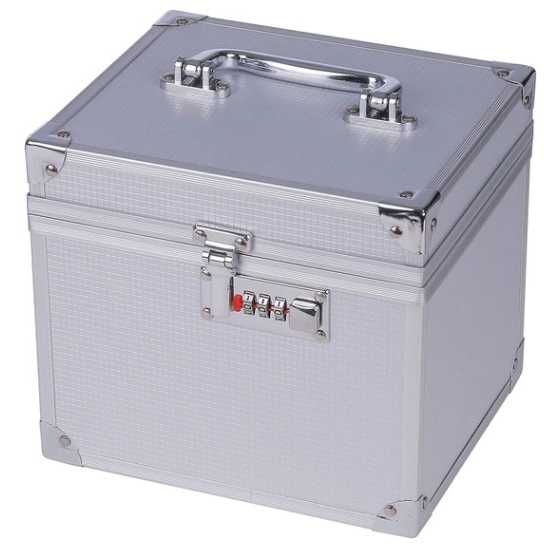 God of Toys] Attache case box for various loaders with lock (silver)
