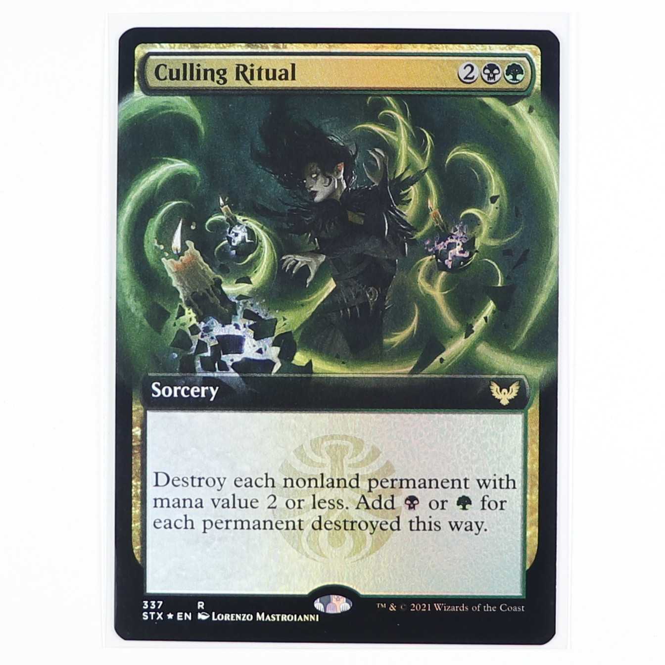 English Culling Ritual Extended Art Foil