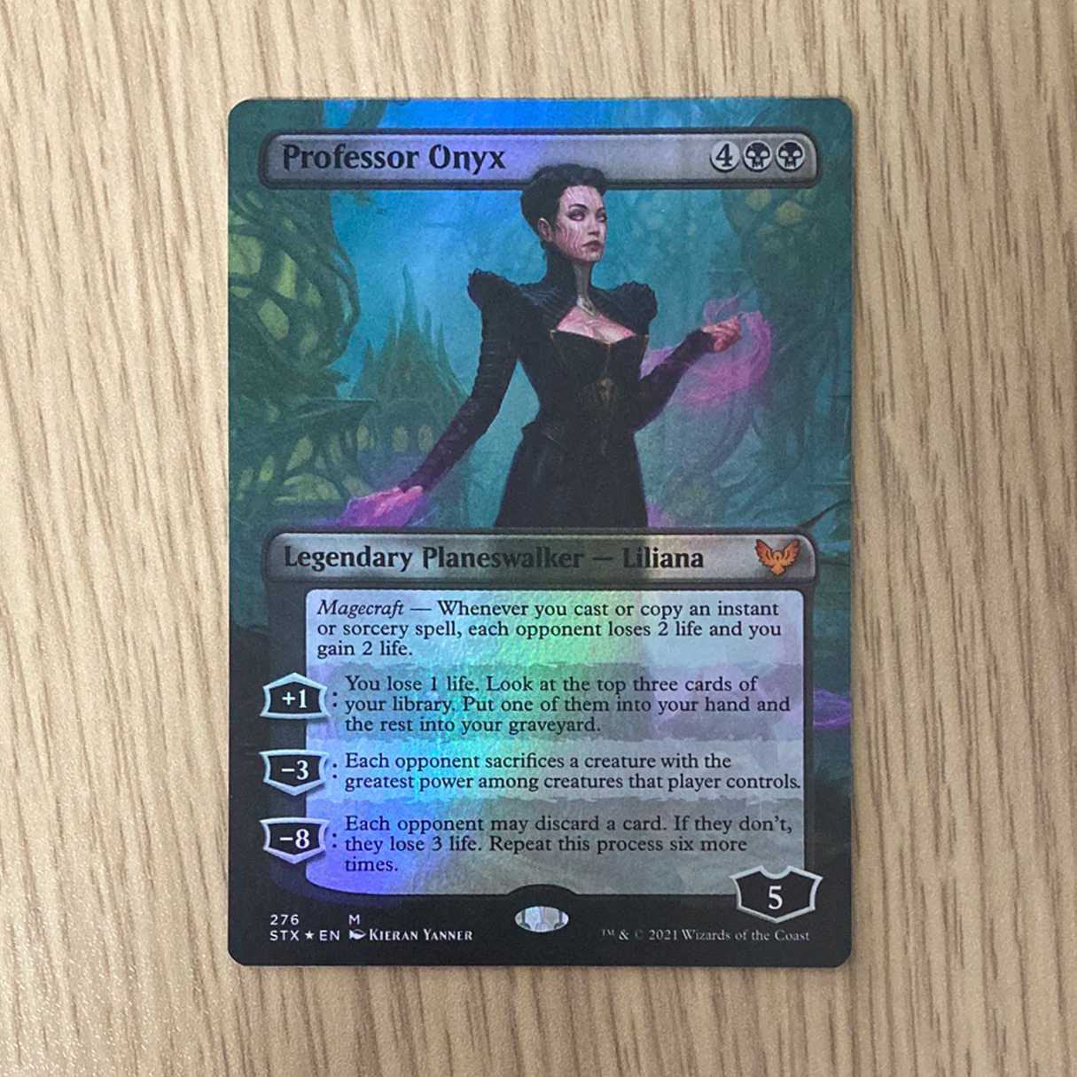 Professor Onyx/Professor Onyx English Extended Art Foil