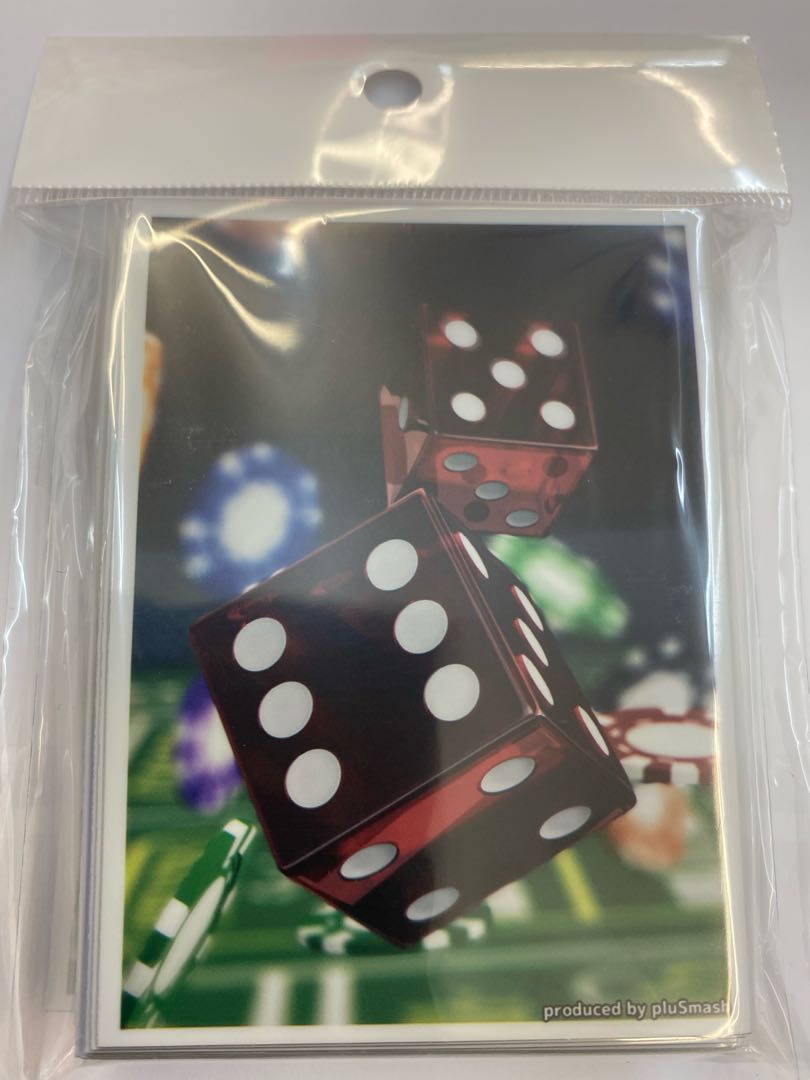 pluSmash!ダイススリーブ レギュラーサイズ60枚入り【未開封新品】