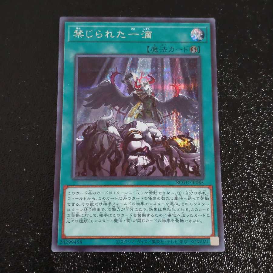 Forbidden Droplet Secret Rare JP065 [Korindo