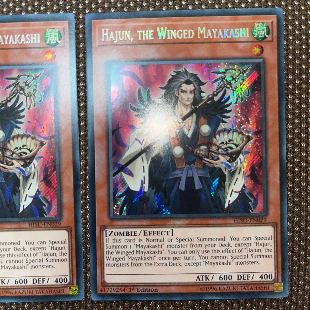 Yu-Gi-Oh Hajun, the Winged Mayakashi EU Version (English) Siku 1st 3 copies