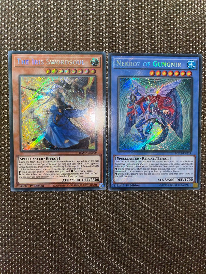 Yu-Gi-Oh Nekroz of Gungnir The Iris Swordsoul EU Edition (English) Siku 1st