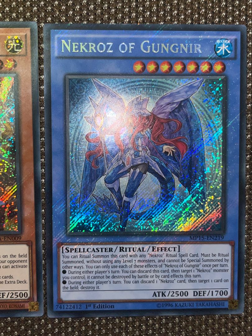 Yu-Gi-Oh Nekroz of Gungnir The Iris Swordsoul EU Edition (English) Siku 1st