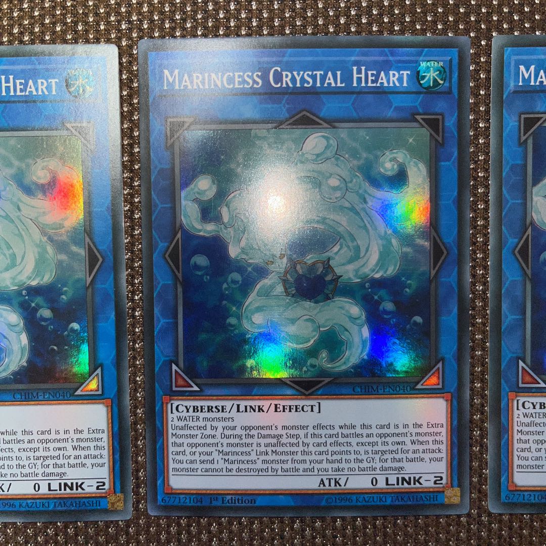 Yu-Gi-Oh! Marincess Crystal Heart EU Version (English) Super 1st 3 copies