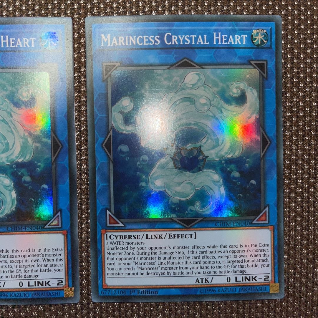 Yu-Gi-Oh! Marincess Crystal Heart EU Version (English) Super 1st 3 copies