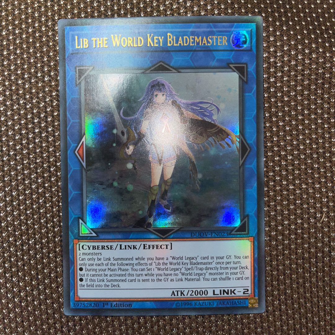 Yu-Gi-Oh Lib the World Key Blademaster EU Version (English) Ultra 1st 1 copy