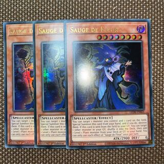 Yu-Gi-Oh, Fleur de Sage, Sage of Time Flower EU version (English) Ultra 1st 3 copies