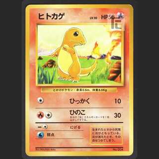 Charmander LV.10 unmarked [Plaid] old back/managed by MP0689