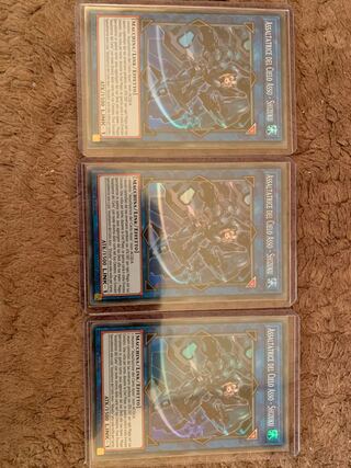 Sentouhime Shizuku, Italian edition, Super 3-card set.