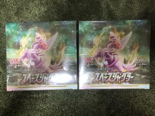 Pokemon Card Game Space Juggler, 4 boxes, shrink-wrapped.