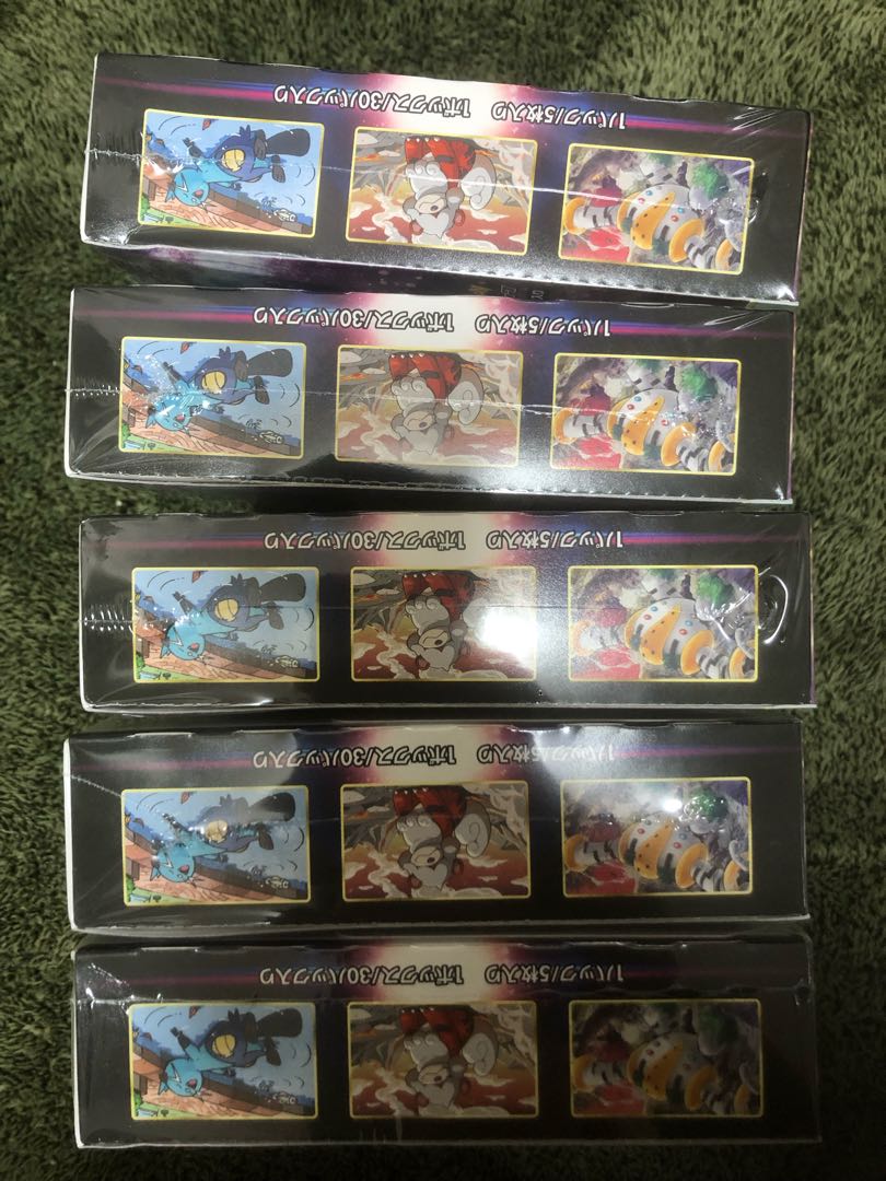 Pokémon Card Game Time Gazer 5 boxes, shrink-wrapped.