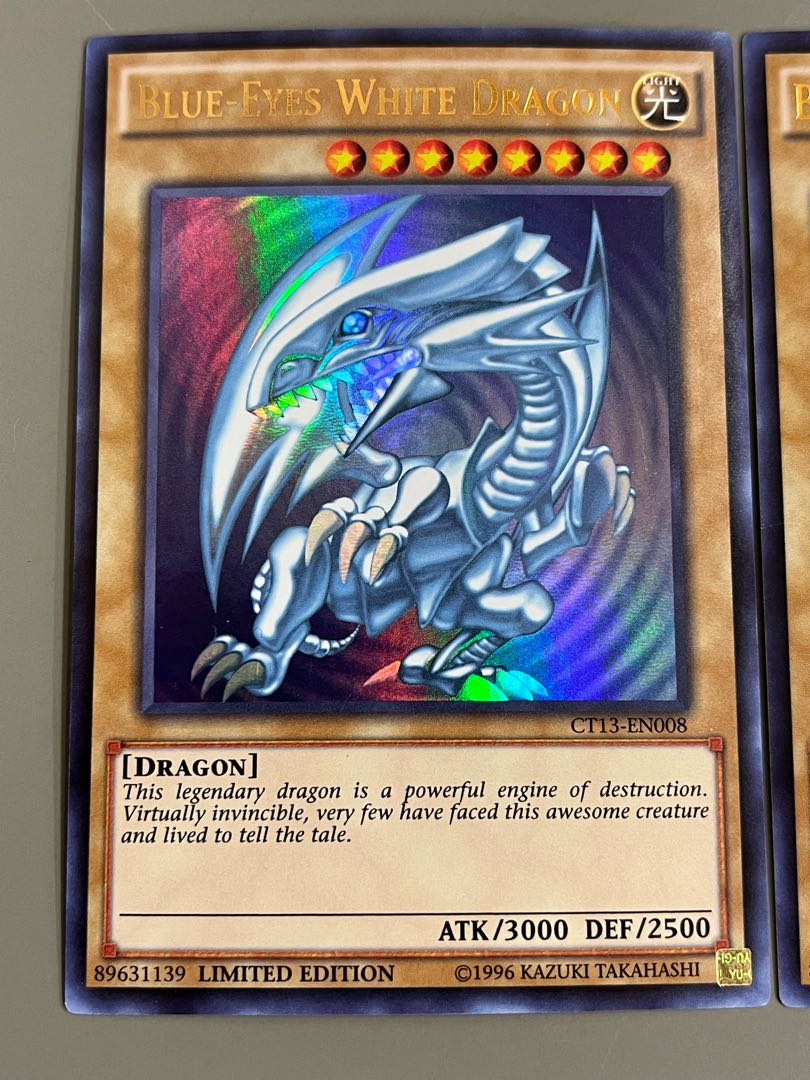 Yu-Gi-Oh Blue-Eyes White Dragon Snubbull Eyes Ho Wight Dragon English Ultra ct13