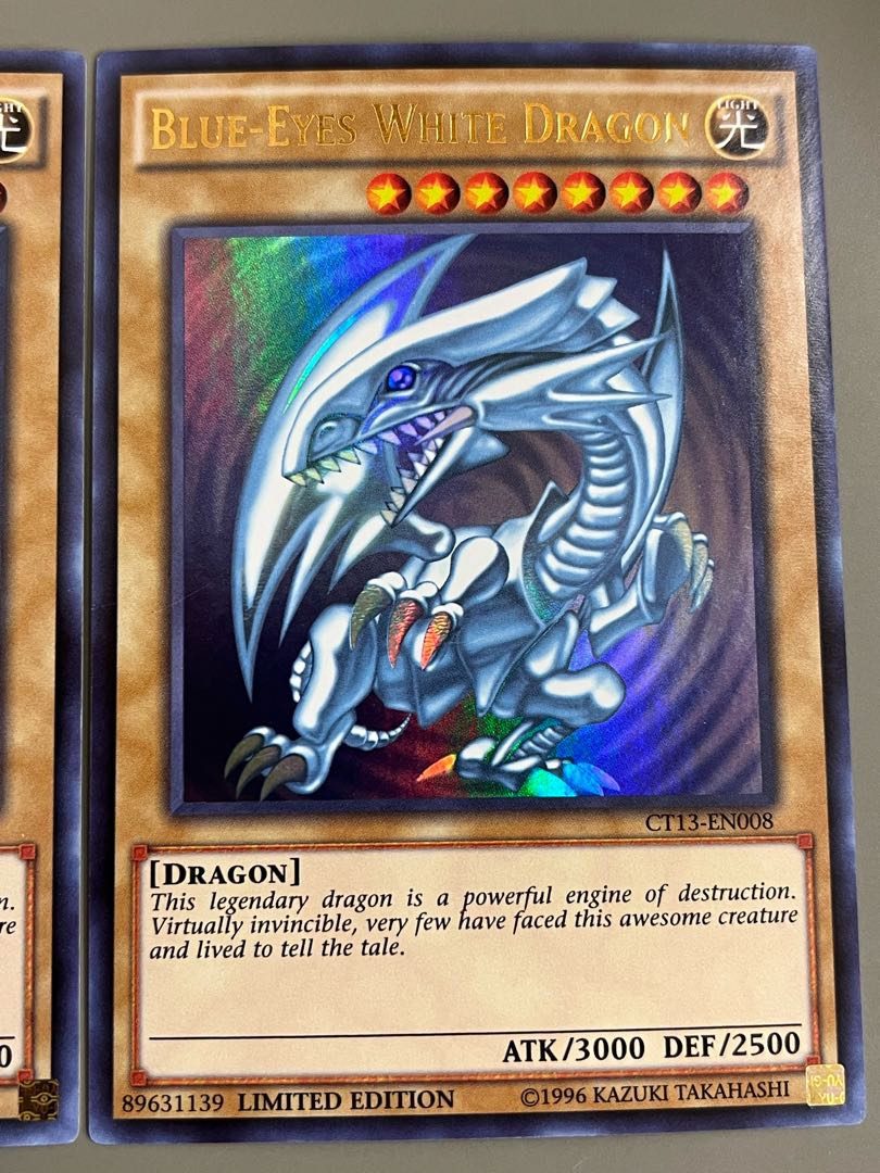 Yu-Gi-Oh Blue-Eyes White Dragon Snubbull Eyes Ho Wight Dragon English Ultra ct13