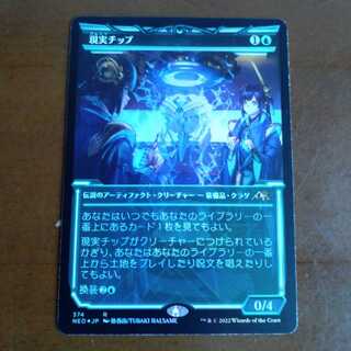 reality chip Japanese showcase foil DB/SB version