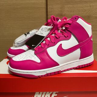 Nike WMNS Dunk High "Pink Prime" 24.5cm