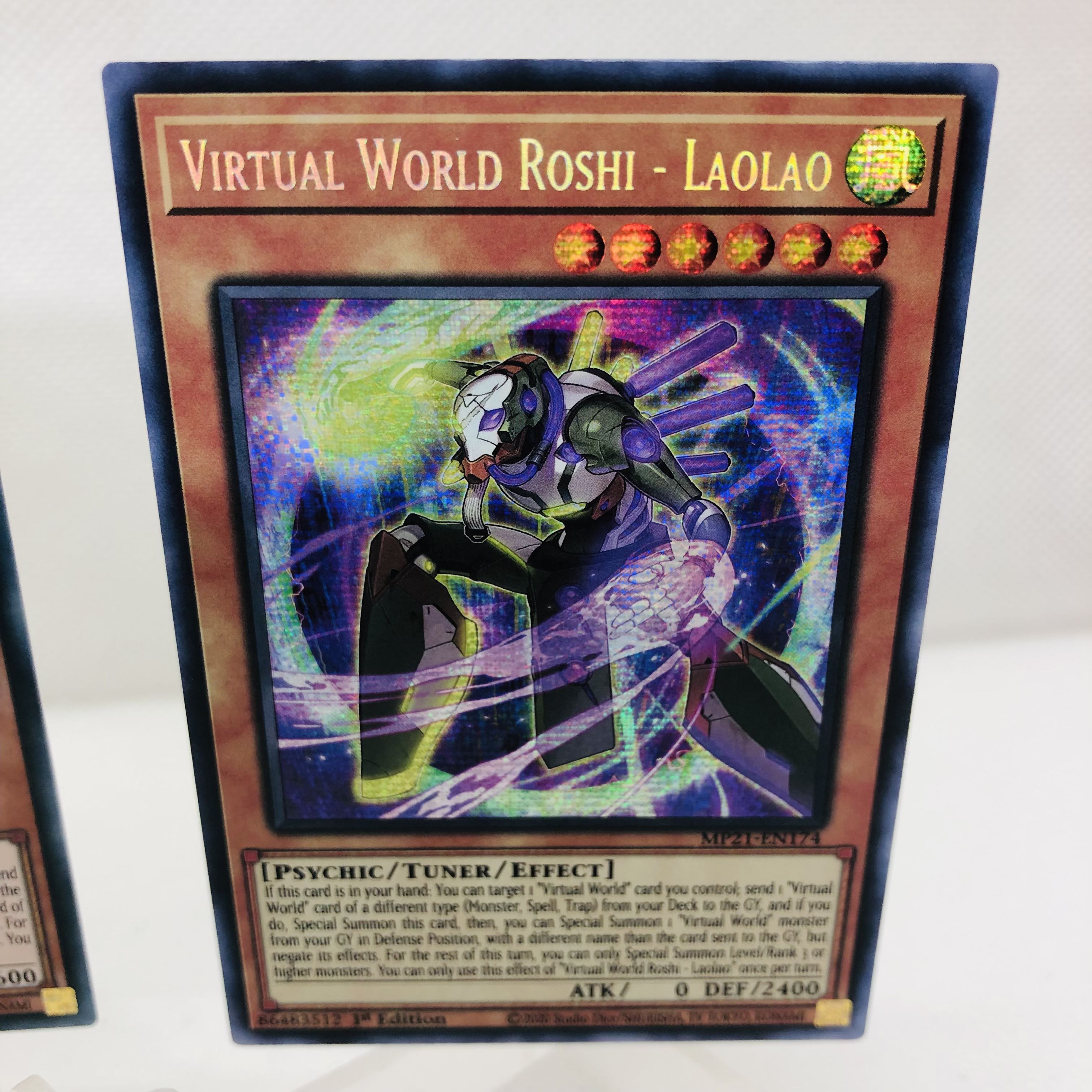 Yu-Gi-Oh! English Virtual World Roshi - Laolao Virtual World Hime - Nyannyan Virtual World Mai-Hime - Lulu 1 each