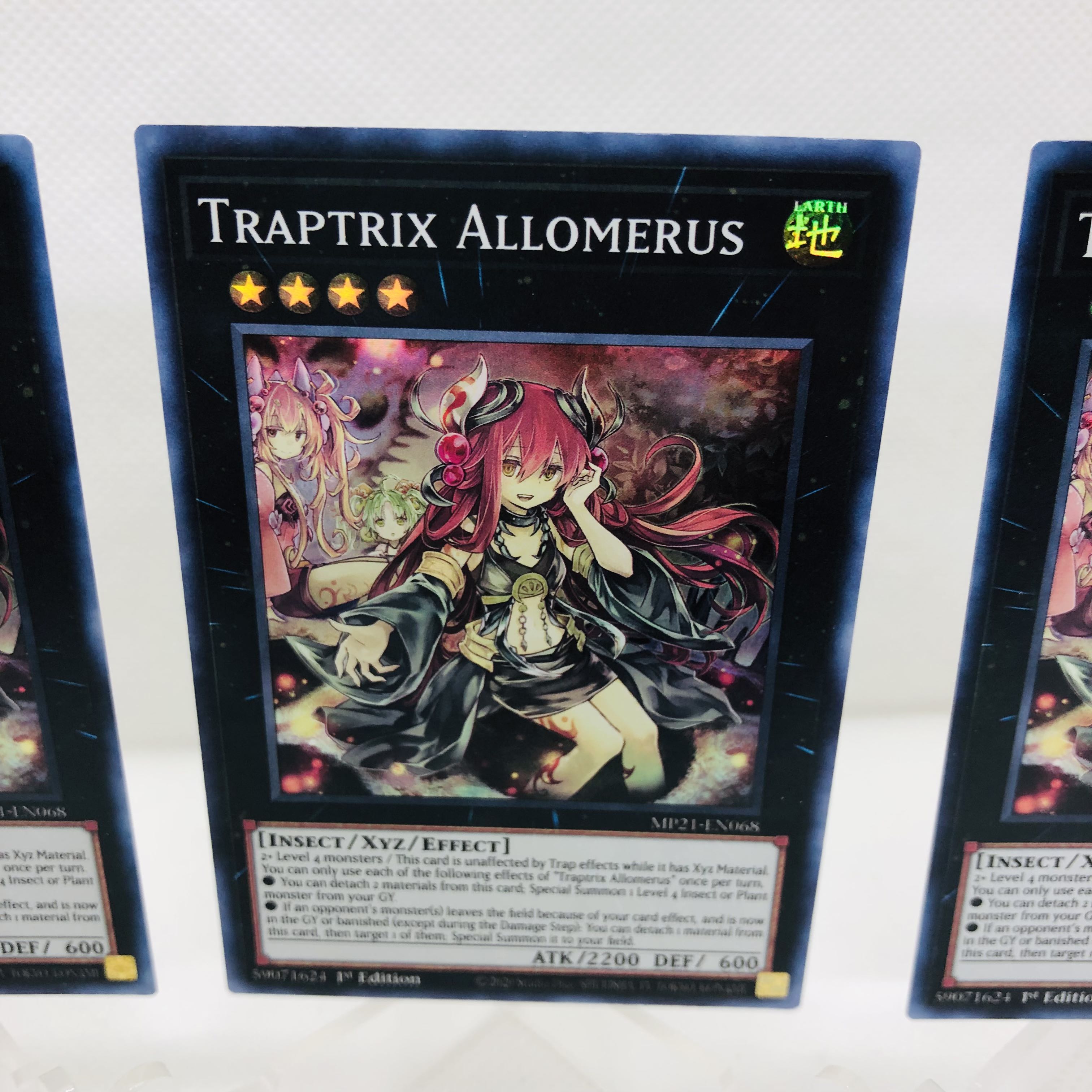 Yu-Gi-Oh! English Traptrix Allomerus Super Rare 3 copies