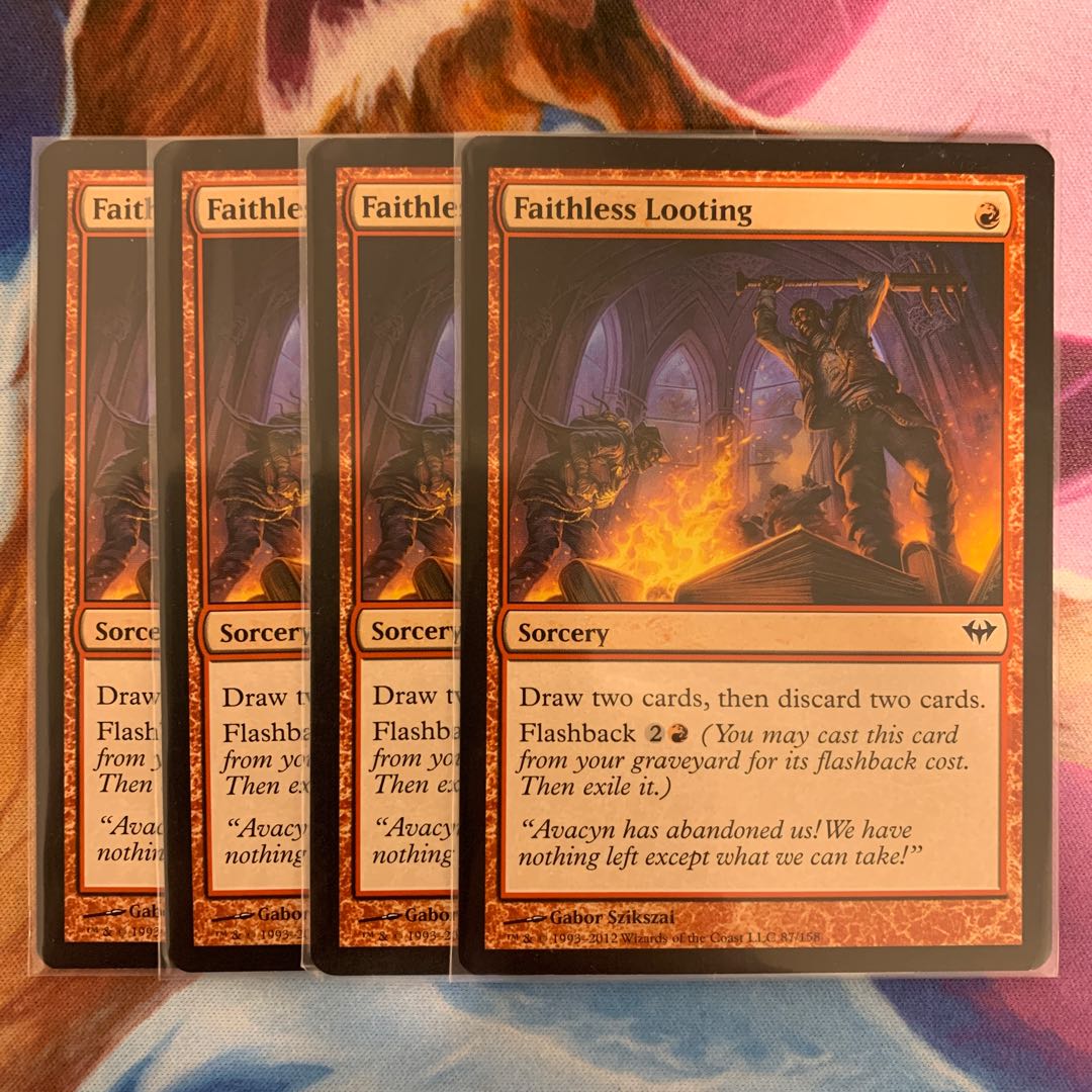 Faithless Looting English 4 copies