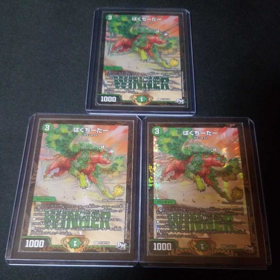 ぱくちーたー　プロモ　3枚