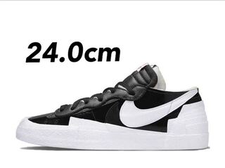 Nike Blazer Low "Sacai Black Patent" 24cm