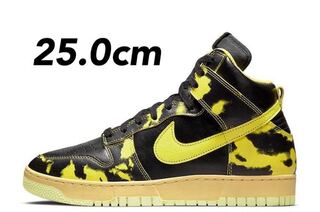 Nike Dunk High "Yellow Acid Wash" 25cm