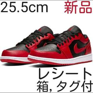 New] 25.5 NIKE AIR JORDAN 1 Air Jordan Black Red 25.5cm