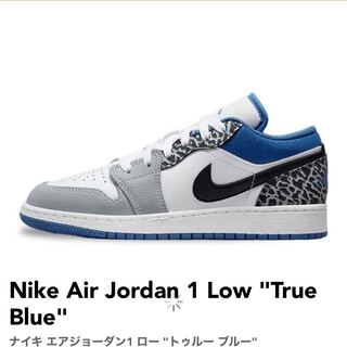 Nike Air Jordan 1 Low "True Blue" 25cm