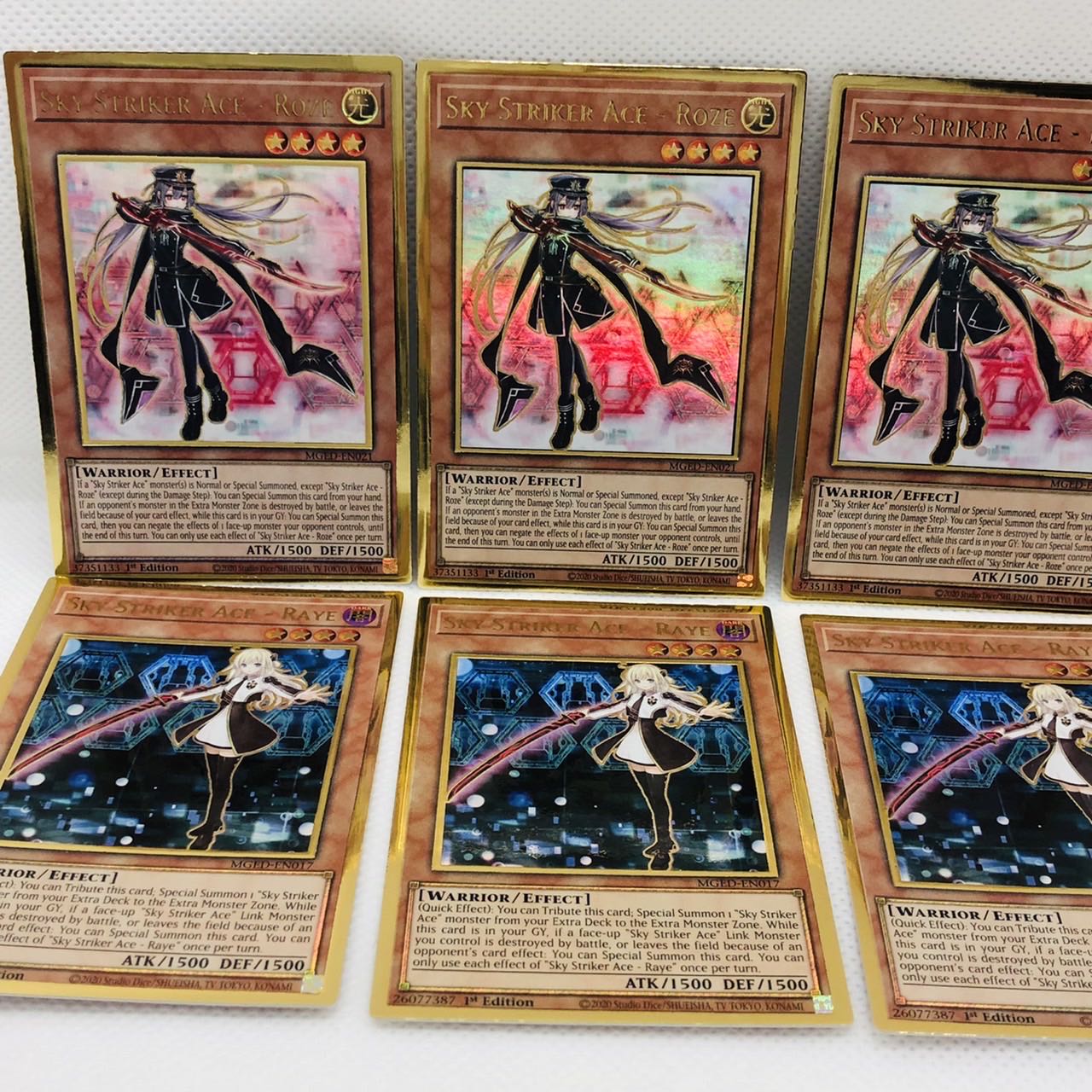 Yu-Gi-Oh! English Sen-Tou-Hime-Rose Sen-Tou-Hime-Rape Premium Gold Rare 3