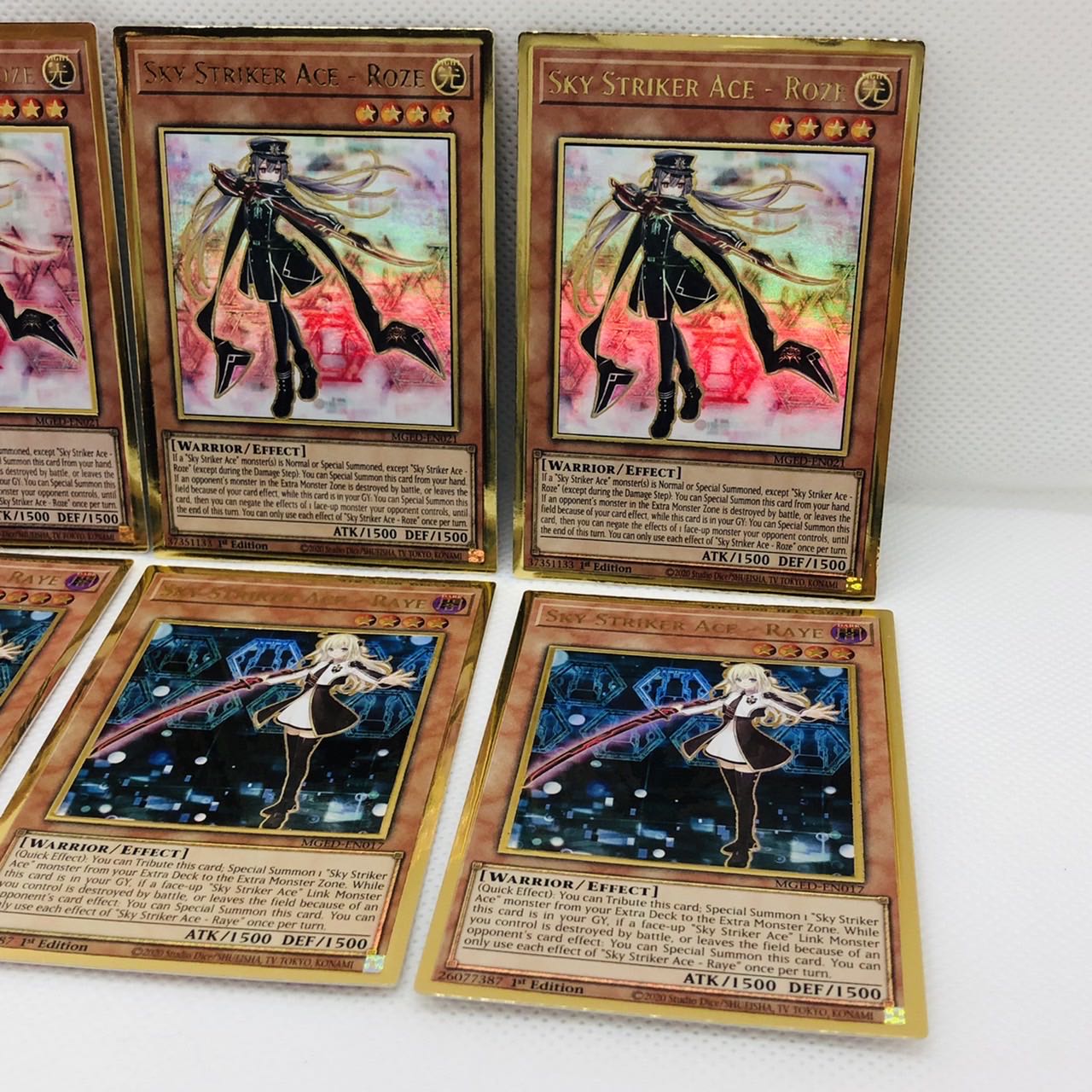 Yu-Gi-Oh! English Sen-Tou-Hime-Rose Sen-Tou-Hime-Rape Premium Gold Rare 3