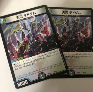 天災 デドダム 2枚