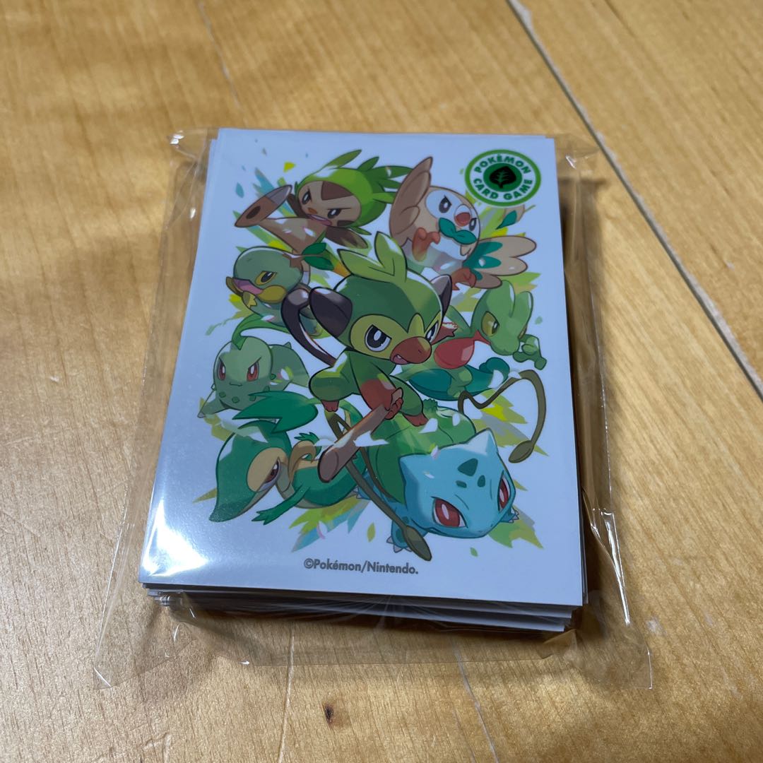 Type Fighters Grass Grookey Deck Shield Sleeve 64 Used