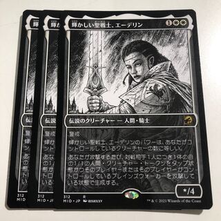 輝かしい聖戦士、エーデリン　ショーケース　3枚