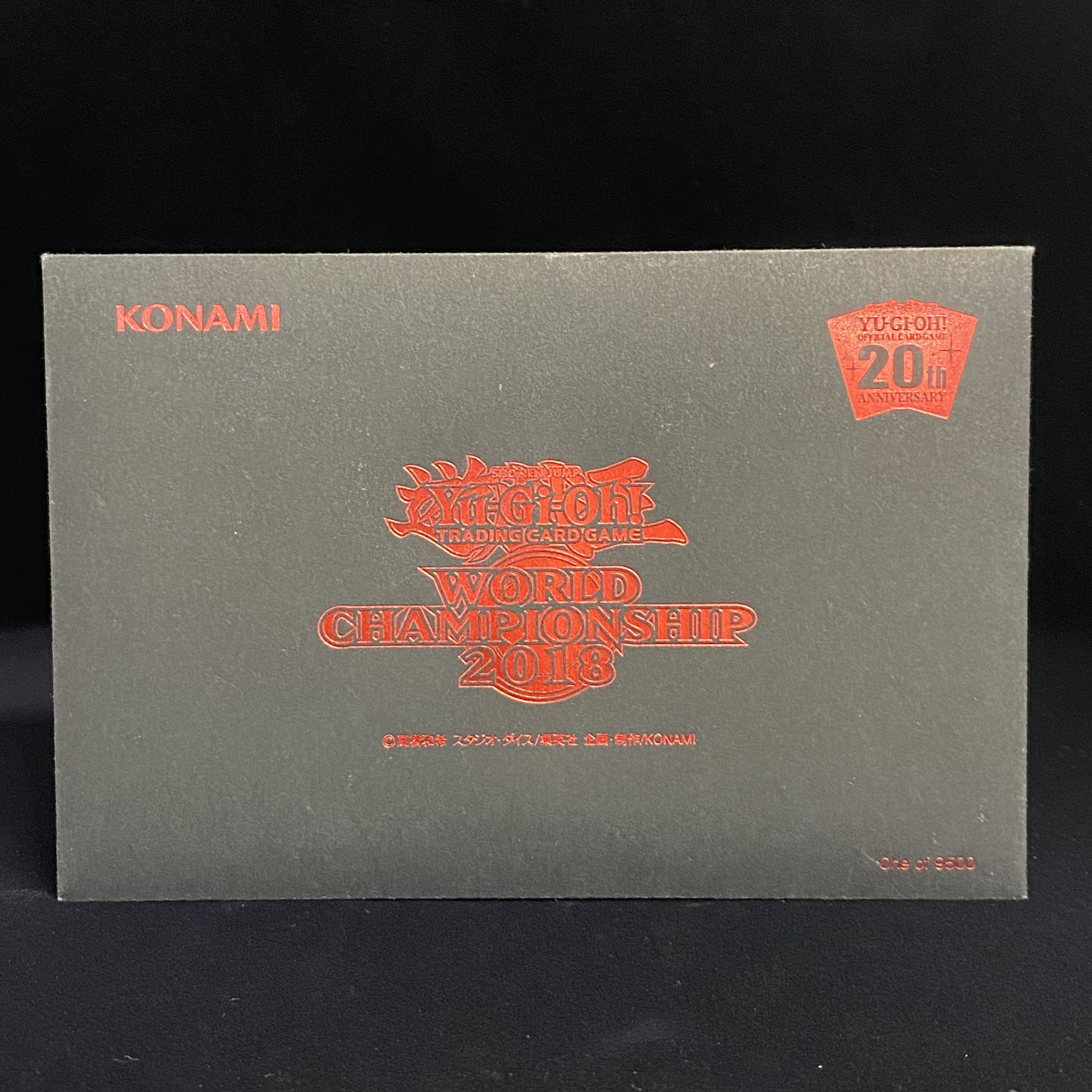 WCS2018 Blue-Eyes White Dragon Black Magician 20th Secret Rare