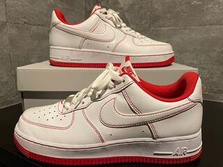nike air force 1 '07 stitch radiant red 26cm