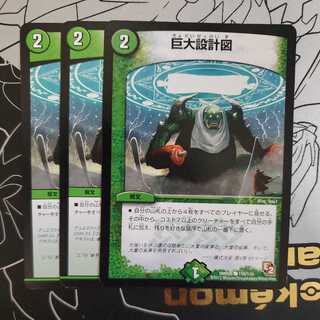 Giant blueprints, set of 3