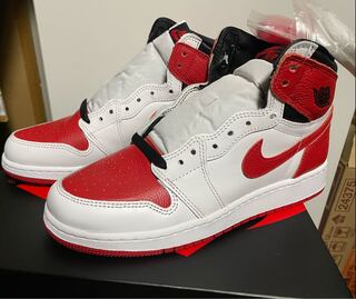 Nike GS Air Jordan 1 High OG Heritage 25 25cm