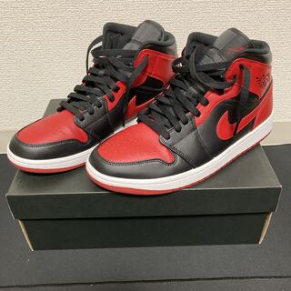 Nike Air Jordan 1 Mid "Bred" 28cm