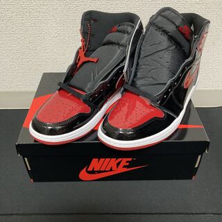 Nike Air Jordan 1 High OG "Patent Bred" 27.5cm