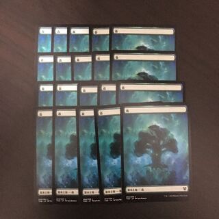 テーロス　土地　森　20枚