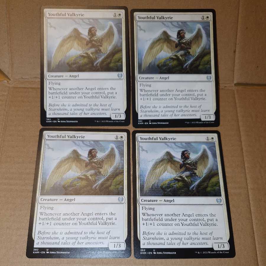 youthful valkyrie Youthful Valkyrie 4 cards Kaldheim MTG