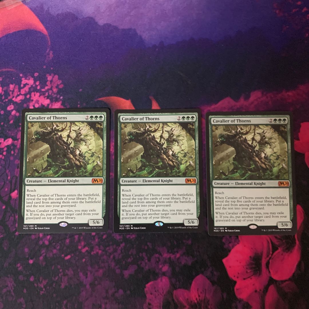 【へび様】茨の騎兵　英語3枚セット