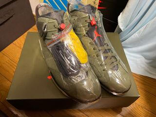 TRAVIS SCOTT × NIKE AIR JORDAN 6 OLIVE 29cm