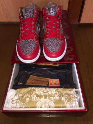 NIKE Air Jordan 1 x Levis 26cm