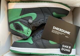 nike air jordan 1 high☆black/pine green☆ 28cm