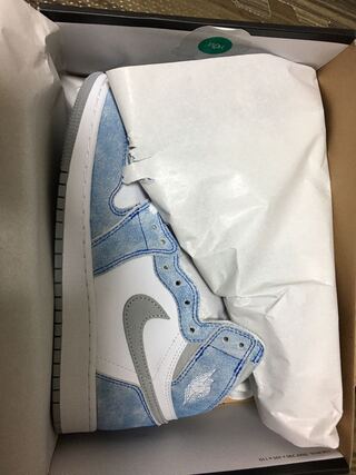 nike gs air jordan 1 og "hyper royal" 25cm